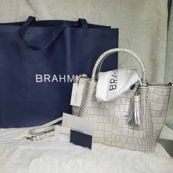 BRAHMIN DESIGNER PURSE BAG SATCHEL HANDBAG - Picture 10 of 14